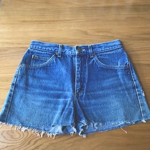 Vintage LEE denim cut off shorts summer cool